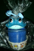 Blue Fish Diaper Cupcake